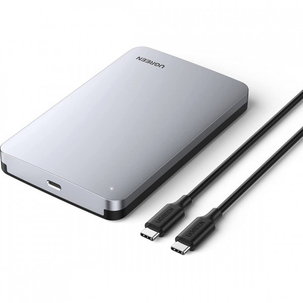 Внешний карман UGREEN CM300 для 2,5" SATA HDD/SSD с подключением USB Type-C