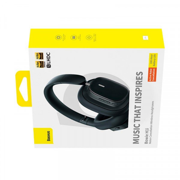 Беспроводные Bluetooth наушники Baseus Bowie H1i с функцией шумоподавления ANC 