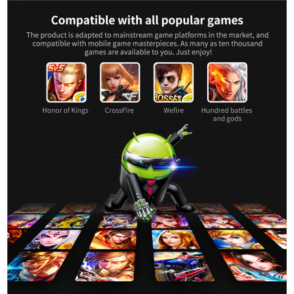 Бездротовий геймпад iPega PG-9076 2.4G, BT 5.0 для Android, iOS, ПК, PS, TV