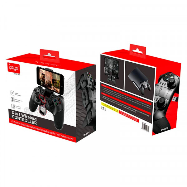 Бездротовий геймпад iPega PG-9076 2.4G, BT 5.0 для Android, iOS, ПК, PS, TV