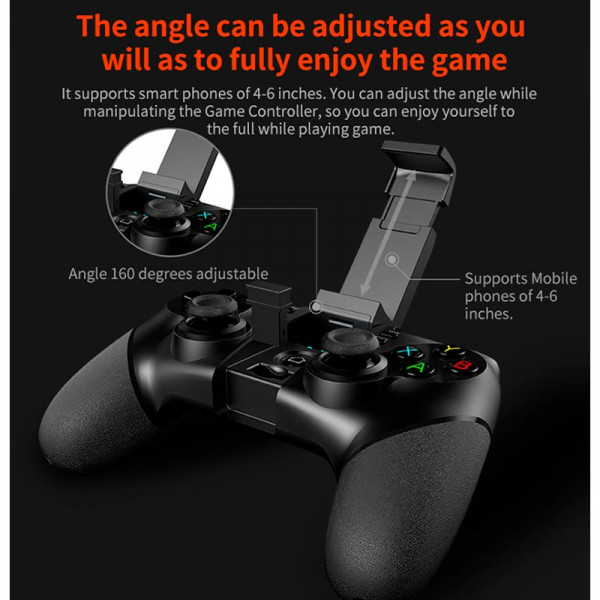 Бездротовий геймпад iPega PG-9076 2.4G, BT 5.0 для Android, iOS, ПК, PS, TV