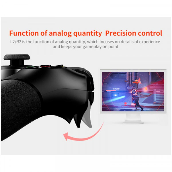 Бездротовий геймпад iPega PG-9076 2.4G, BT 5.0 для Android, iOS, ПК, PS, TV