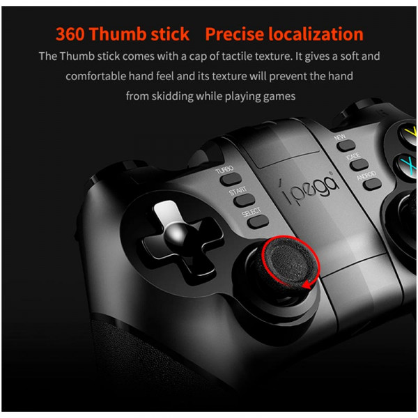 Бездротовий геймпад iPega PG-9076 2.4G, BT 5.0 для Android, iOS, ПК, PS, TV