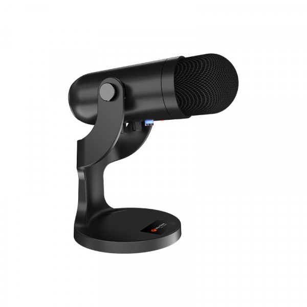 Игровой конденсаторный микрофон MeeTion MT-MC20 с подсветкой RGB и подключением Type-C, AUX