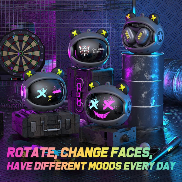 Игровые TWS наушники ONIKUMA T20 с низкой задержкой 45мс и Bluetooth 5.3