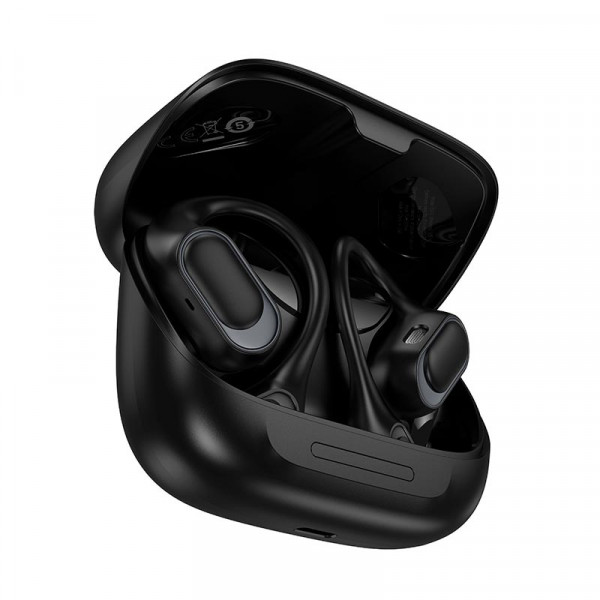 Бездротові Bluetooth навушники HOCO EA11 із завушним кріпленням та зарядним кейсом