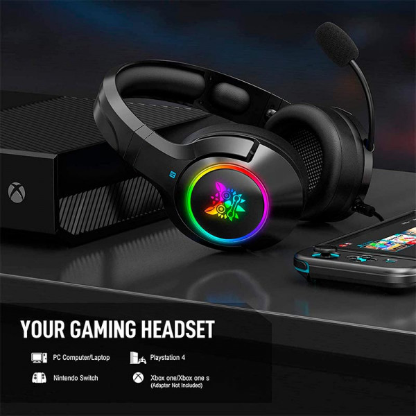 Ігрові навушники ONIKUMA K9 з мікрофоном і підсвіткою