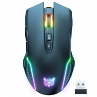 Ігрова миша ONIKUMA CW905 бездротова з RGB-підсвіткою та безшумними кнопками DPI 6400
