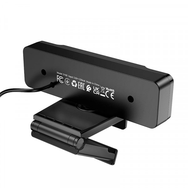 Веб-камера HOCO D100 Full HD 1080P з вбудованим мікрофоном із шумозаглушенням