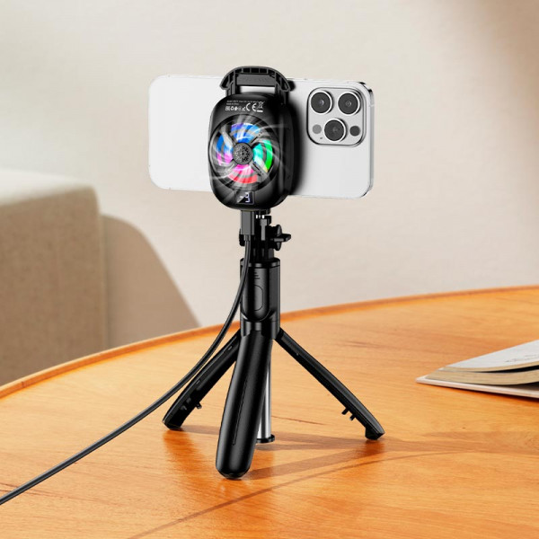 Кулер для охлаждения телефона HOCO GM76 с LED-подсветкой и 3 скоростями