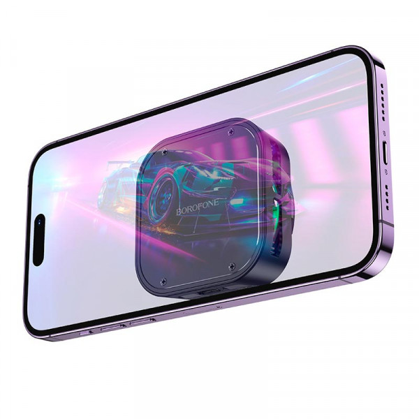 Кулер для охлаждения телефона BOROFONE BG15 с магнитной крепью и LED подсветкой