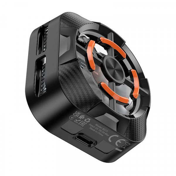 Кулер для охлаждения телефона BOROFONE BG15 с магнитной крепью и LED подсветкой