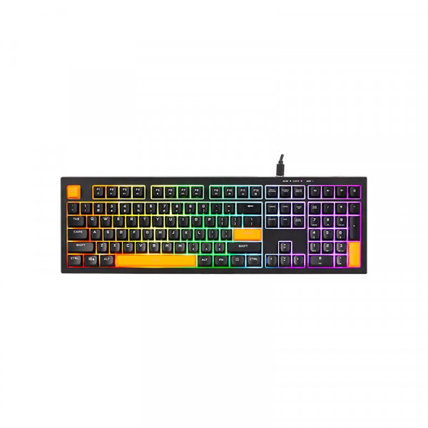 Ігрова клавіатура Xtrike Me KB-512 BK RGB мембранна з ефектом механічного натискання 