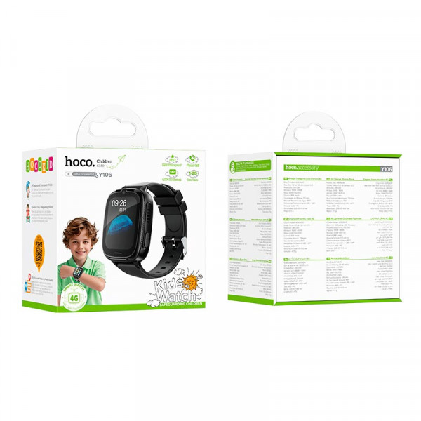  Дитячий смарт-годинник HOCO Y106 4G з 1.83" LCD екраном та підтримкою відеодзвінків