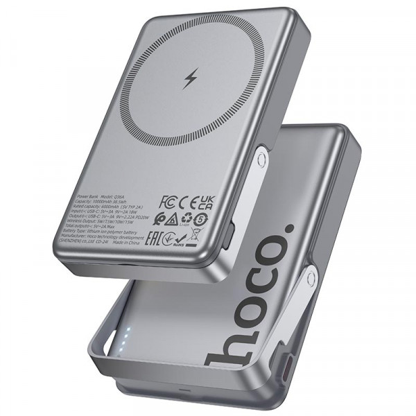 Зовнішній акумулятор УМБ HOCO Q36A Sunlight 10000mAh 20W зі швидкою зарядкою та MagSafe