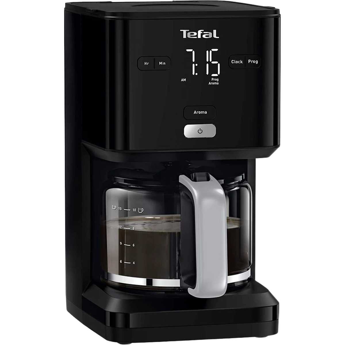 Кавоварка крапельна TEFAL CM600810 на 15 чашок із сенсорним керуванням та функцією підігріву