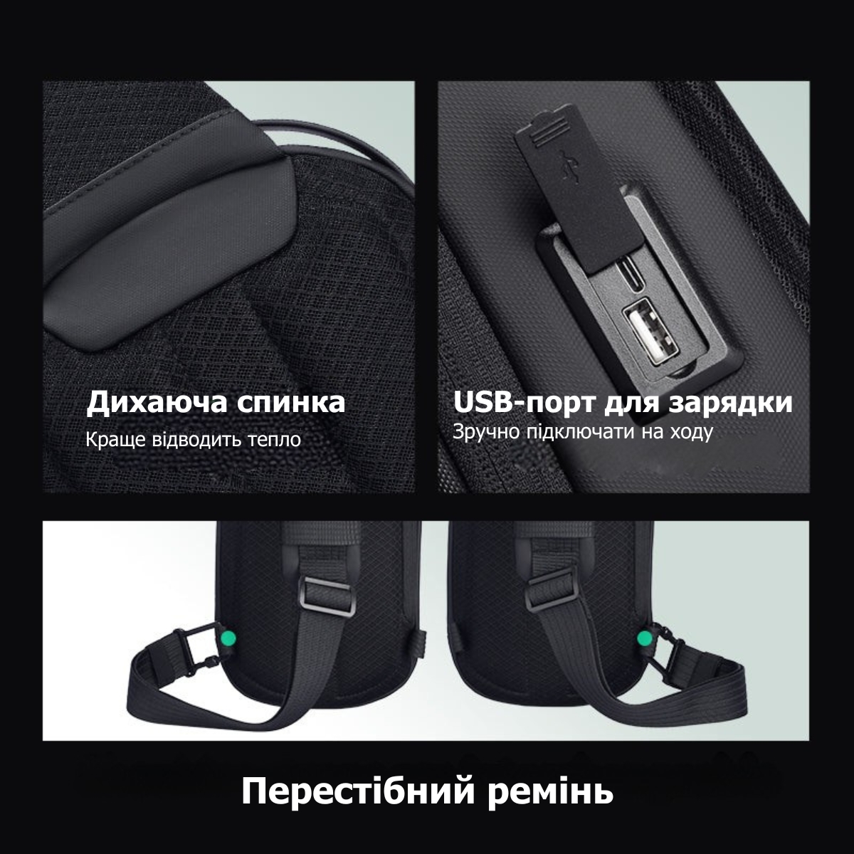 Рюкзак-слінг Mark Ryden MR3998 для планшета 9.7