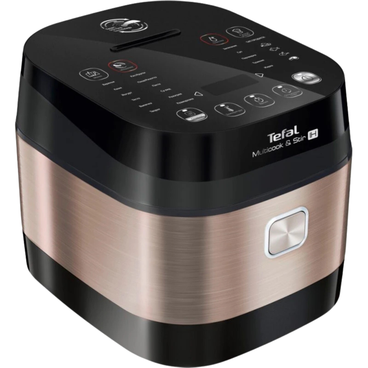 Мультиварка Tefal Multicook and Stir IH RK905A34 з функцією автоматичного перемішування та індукційним 3D нагріванням