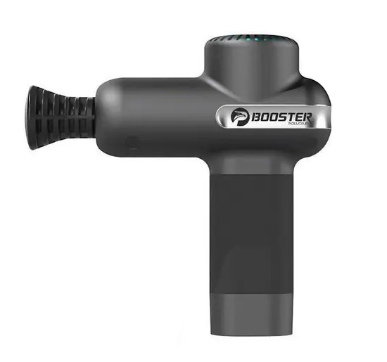 Perkusijnyj Masazhnyj Pistolet Booster Lightsaber Mini Kompaktnyj Masazher Z 6 Nasadkamy Id2671