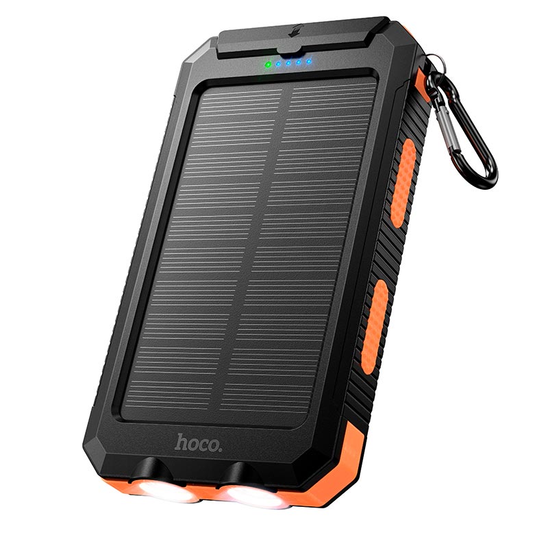 Paverbank Hoco J164 Platinum Solar 8000Mah 2Usb Type C Z Sonyachnoyu Panellyu Ta Lihtarykom Id2694 Hoco - купити в Україні