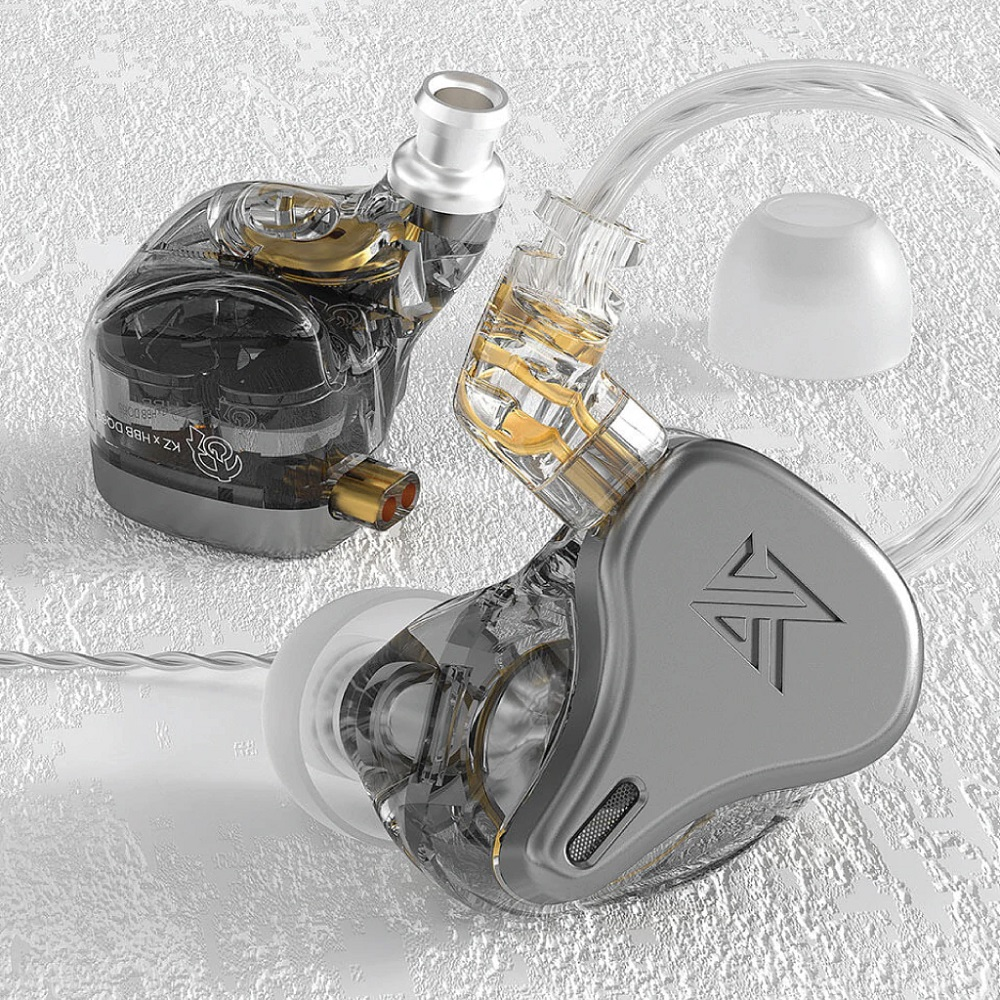 Вакуумные наушники KZ DQ6S Hi-Fi с тремя драйверами и микрофоном
