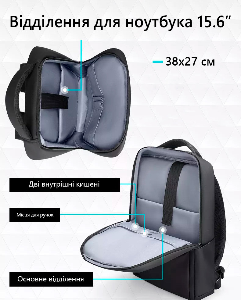 Міський рюкзак Mark Ryden MR2900 для ноутбука 15.6