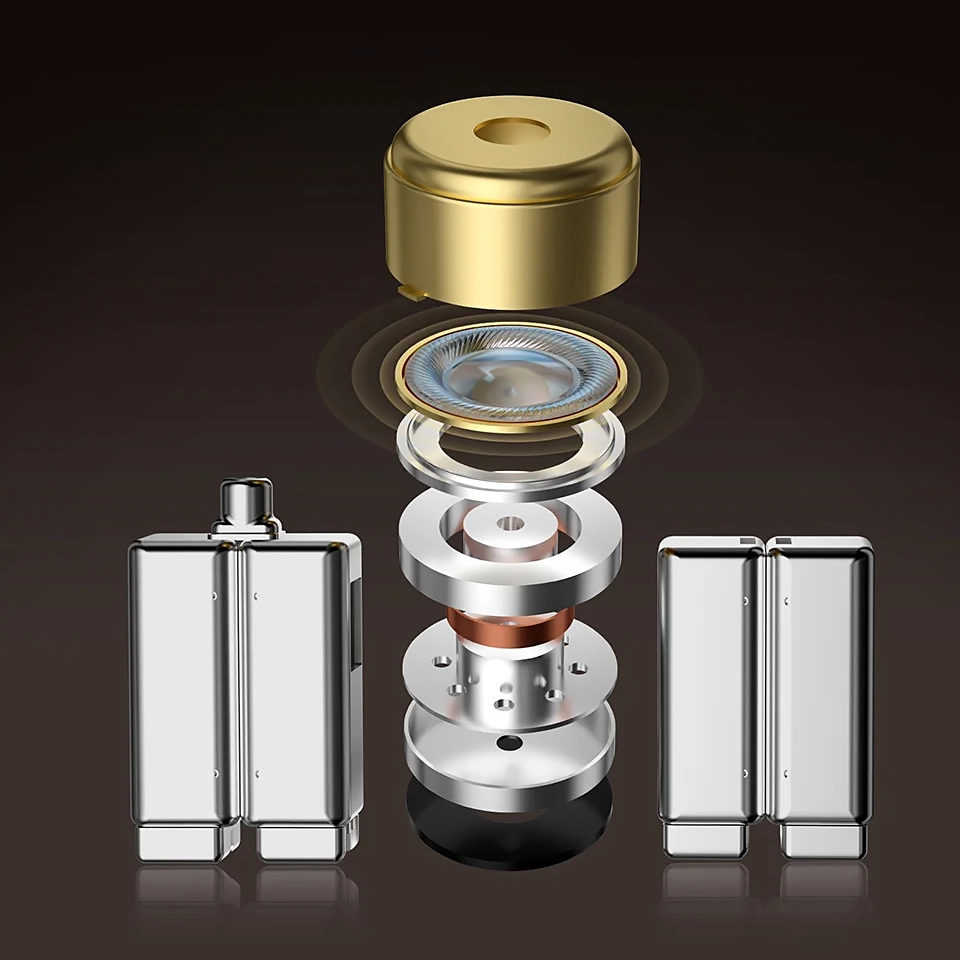 Вакуумні навушники KZ ZS10 Pro 2 гібридні з 10 драйверами та регулюванням звуку