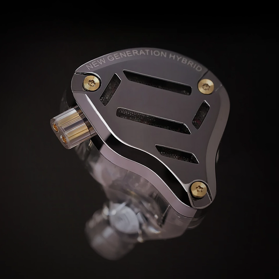 Вакуумні навушники KZ ZS10 Pro 2 гібридні з 10 драйверами та регулюванням звуку