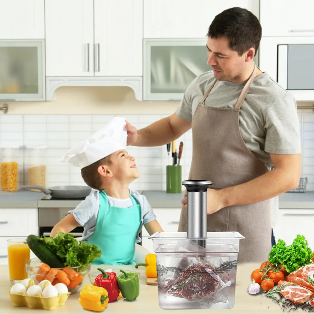 Апарат Су-від BioloMix Sous Vide SV-8006 1200 Вт для професійного приготування вдома