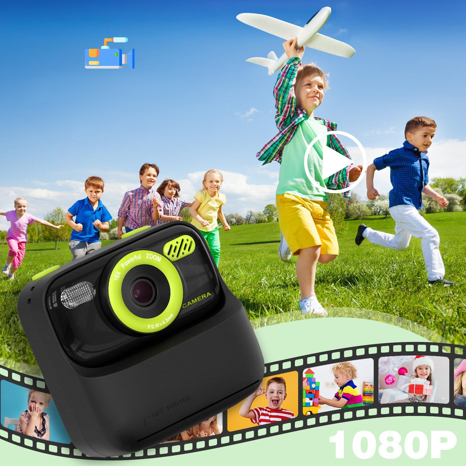 Дитяча камера миттєвого друку Instant Print Camera P79