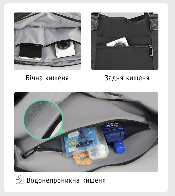 Дорожня спортивна сумка Mark Ryden MR8066 з відділенням для вологих речей