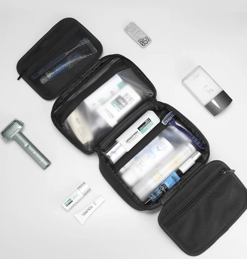 Дорожная косметичка Mark Ryden MR86 раскладная с разделением на сухое и влажное 