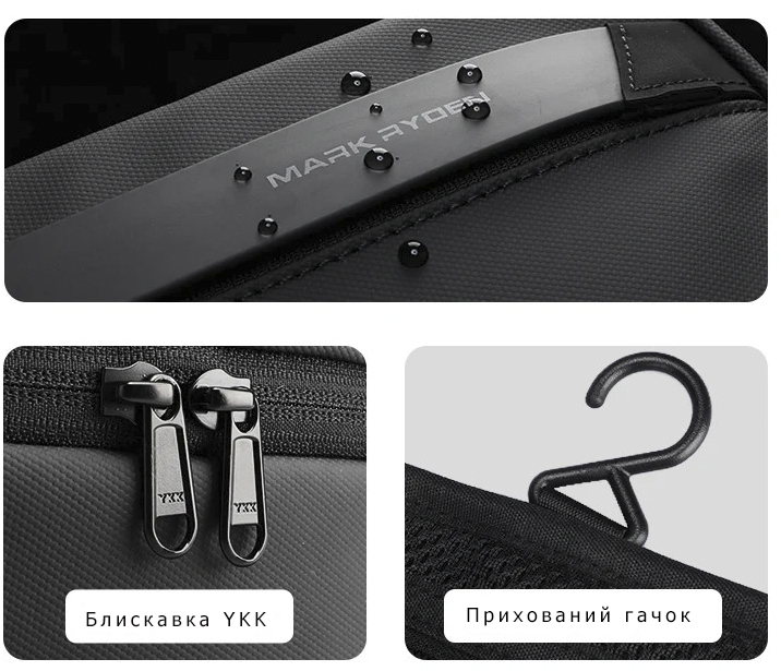 Дорожная косметичка Mark Ryden MR86 раскладная с разделением на сухое и влажное 