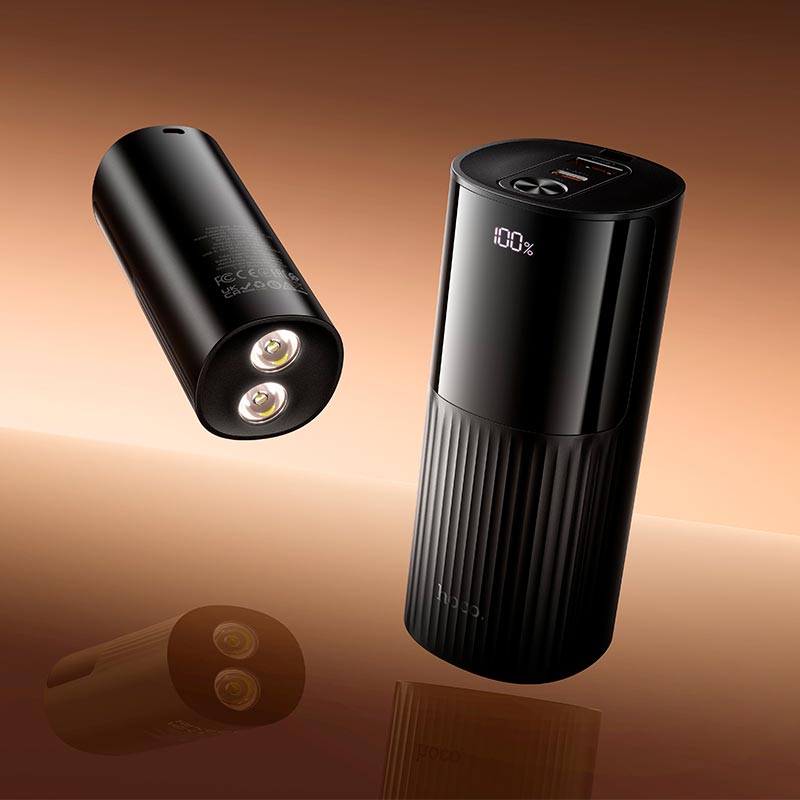 Зовнішній акумулятор УМБ HOCO J150 Stream 20000mAh 22.5W зі швидкою зарядкою та ліхтариком