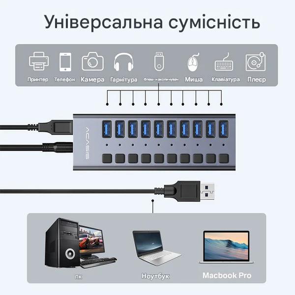 USB hub Acasis P-10