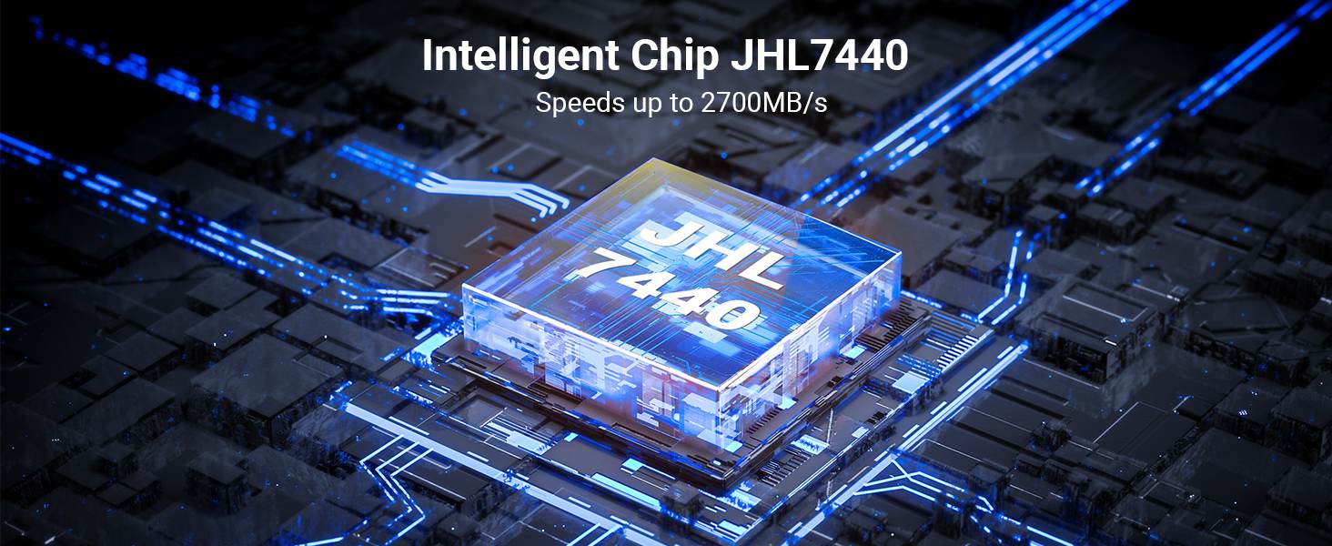 Внешний корпус Acasis TBU405Air для M.2 NVMe SSD, Thunderbolt 4/3/USB4, до 40 Гбит/с