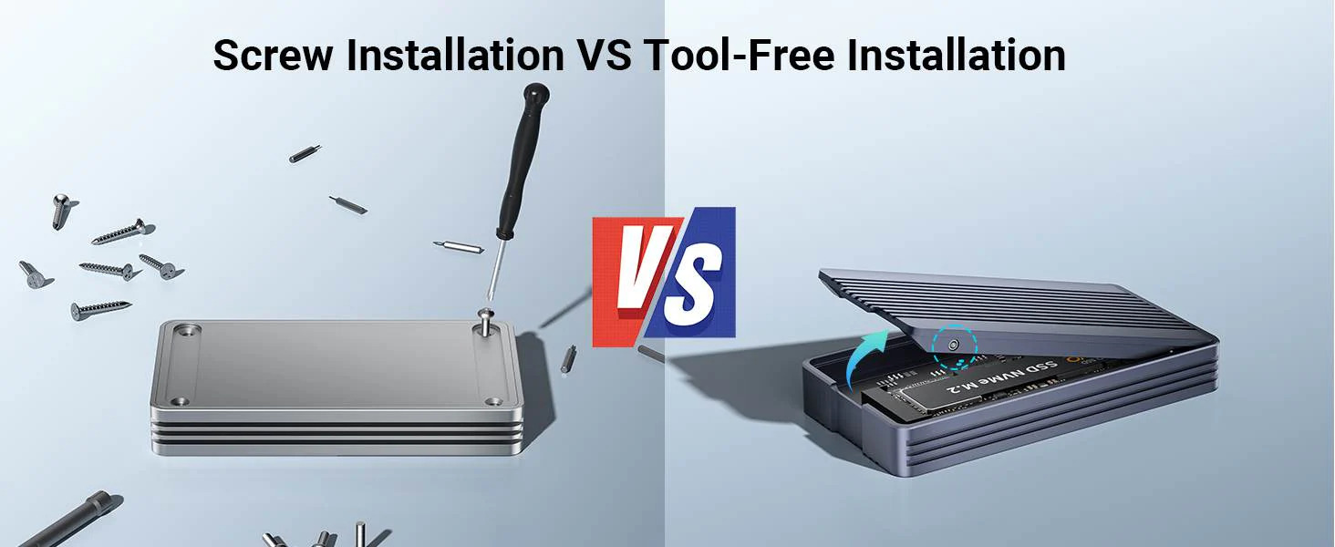 Внешний корпус Acasis TBU405Air для M.2 NVMe SSD, Thunderbolt 4/3/USB4, до 40 Гбит/с