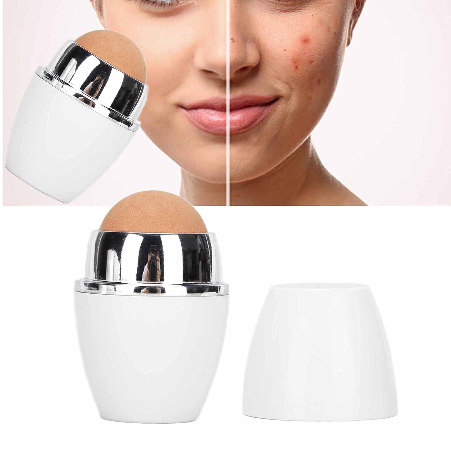 Ролик для лица Oil-Absorbing DYM034 из вулканического камня-1