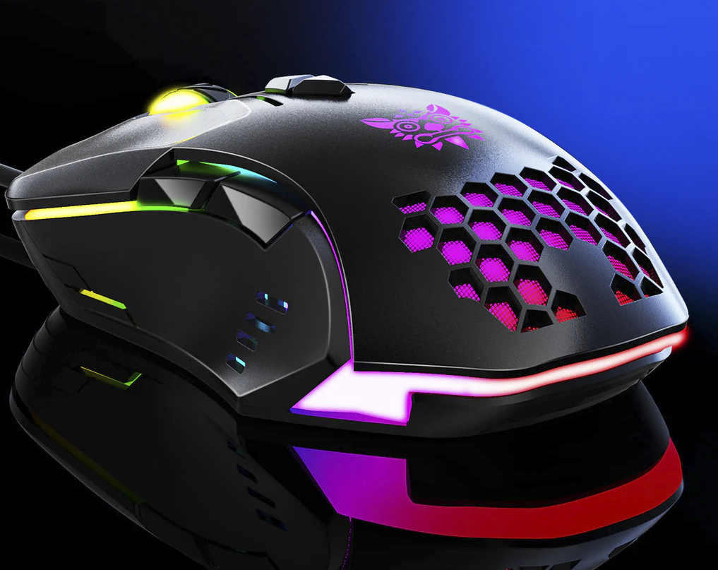 Игровая мышь ONIKUMA CW905 проводная с RGB-подсветкой и DPI 6400