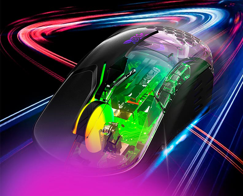 Ігрова миша ONIKUMA CW902 дротова з RGB-підсвіткою та програмованими кнопками