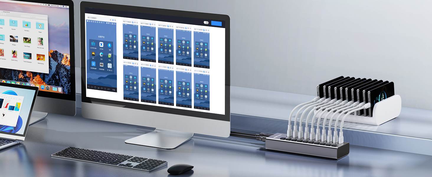 USB hub Acasis HB1602A Grey-5