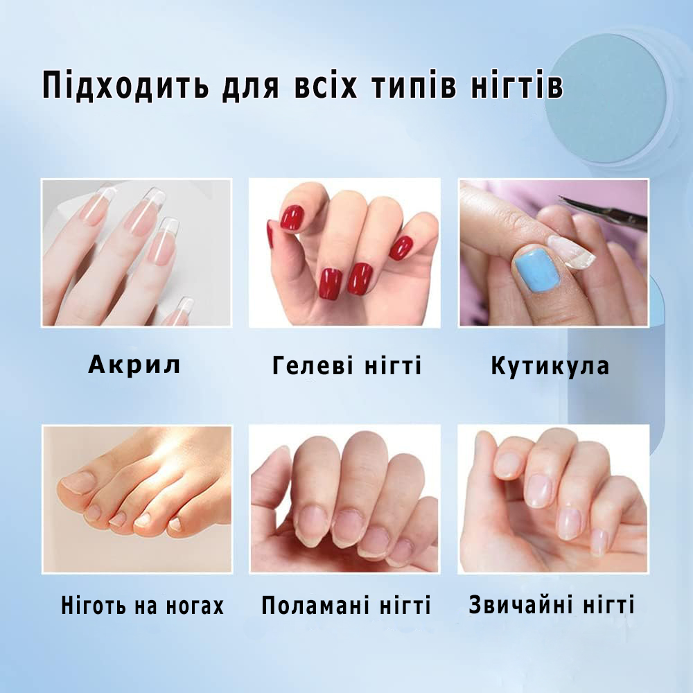 Портативная пилка для ногтей SR-2108 6-в-1