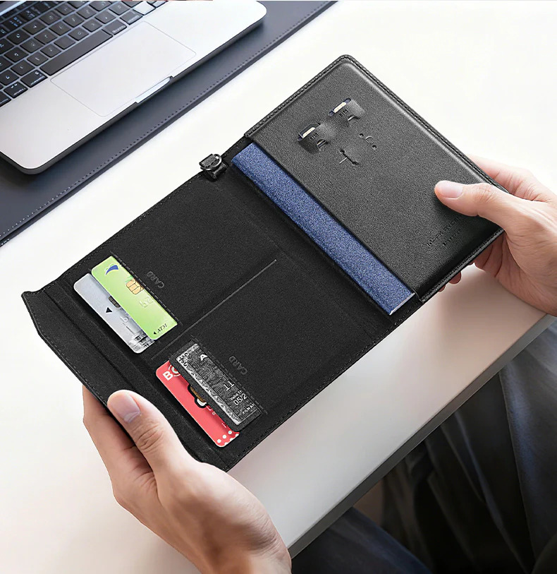 Картхолдер Mark Ryden MR604 — компактний тревел-органайзер через плече для документів і карток-2