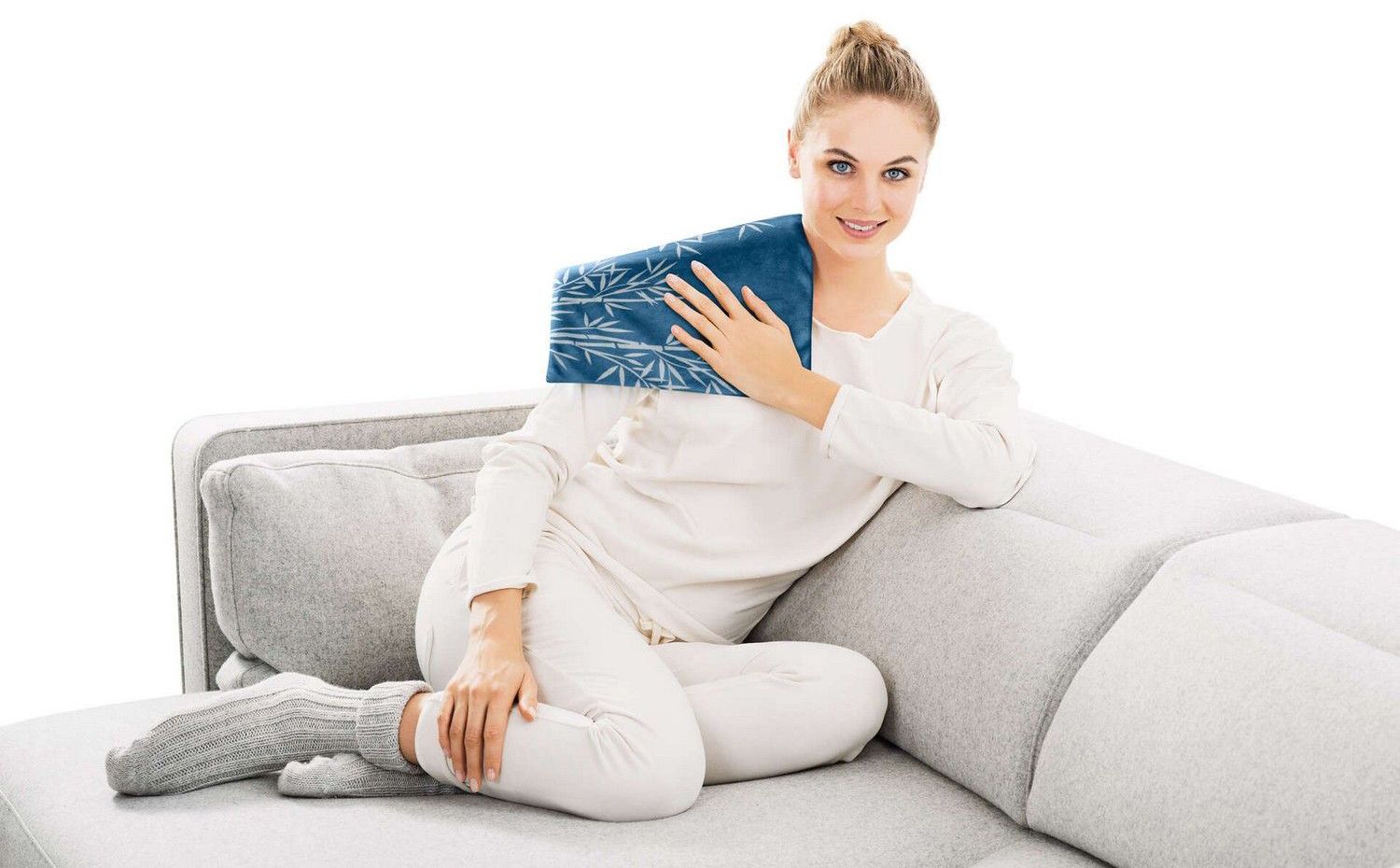 Електрогрілка BEURER HK 35 Blue з трьома температурними режимами та функцією швидкого нагріву