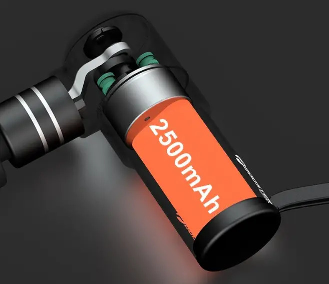 Перкуссионный массажный пистолет Booster Mini 2500 мАч – компактный массажер триггерных точек-4