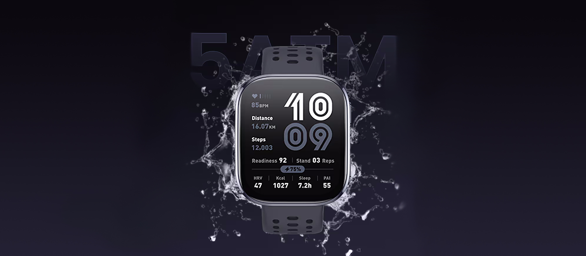 Смарт-часы Amazfit Bip 6 Black с поддержкой ШИ и GPS