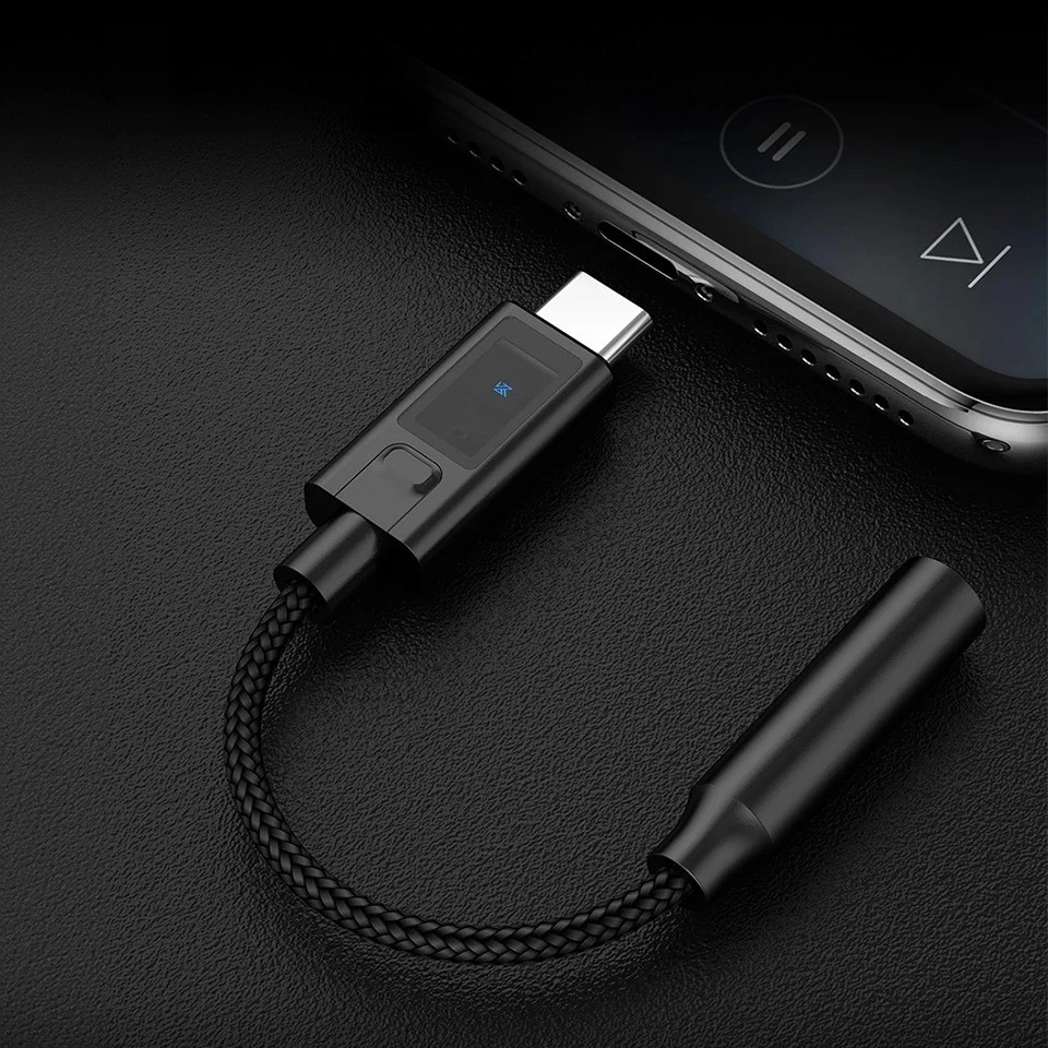 Портативний ЦАП-підсилювач для навушників KZ AM02 Type-C з еквалайзером та Hi-Fi звуком