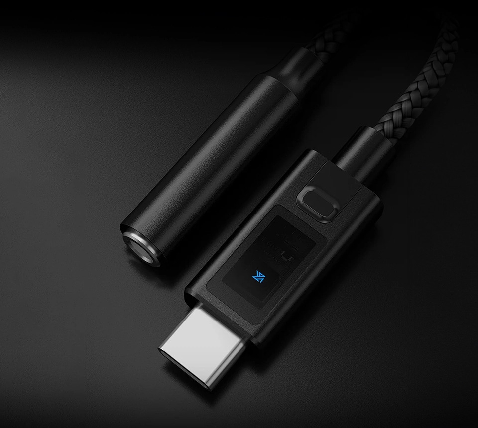 Портативний ЦАП-підсилювач для навушників KZ AM02 Type-C з еквалайзером та Hi-Fi звуком