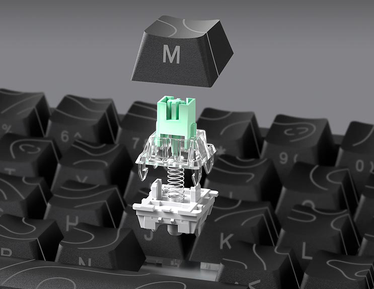 Механічна ігрова клавіатура ONIKUMA G67 дротова з магнітними перемикачами та ARGB-підсвіткою