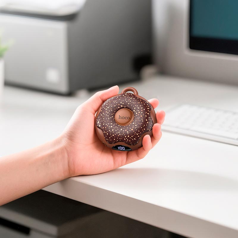 Грелка для рук HOCO J168 двусторонняя с тремя уровнями нагрева